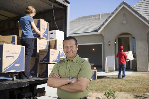 Customer interacting with Man with Van service