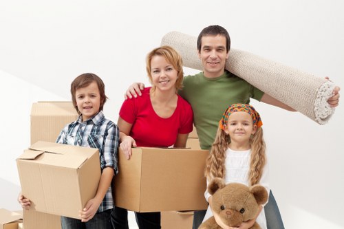 Packing office supplies for relocation