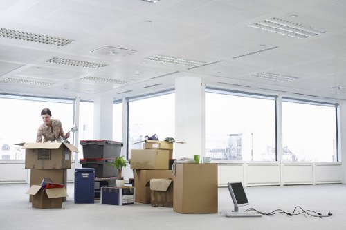 Eco-friendly moving practices with a man and van